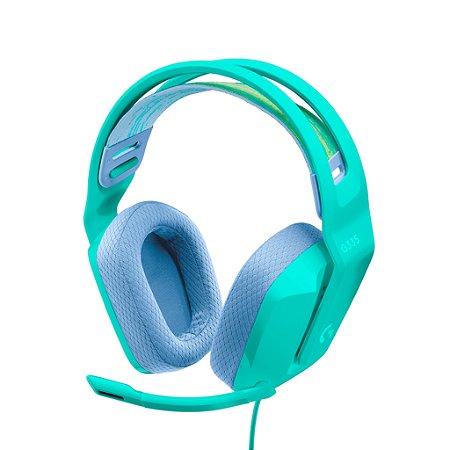 Headset Gamer Logitech G335 Verde c/ Microfone - 981-001023