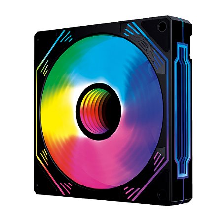 Cooler FAN Gamer Hayom Led RGB 120mm Preto - FC1396