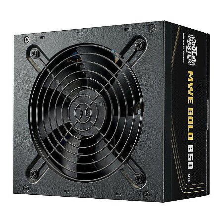 Fonte Cooler Master ATX 650W MWE Gold V3 80 Plus Gold