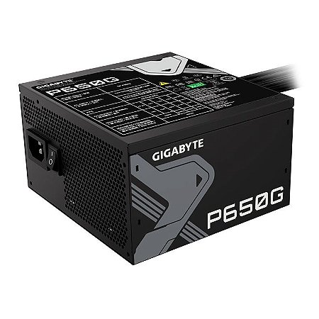 Fonte Gigabyte P650G 650W 80 Plus Gold Preto GP-P650G