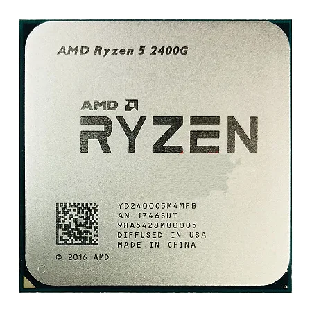 Processador AMD Ryzen 5 2400G Quad-Core 3.6GHz 6MB Cache OEM