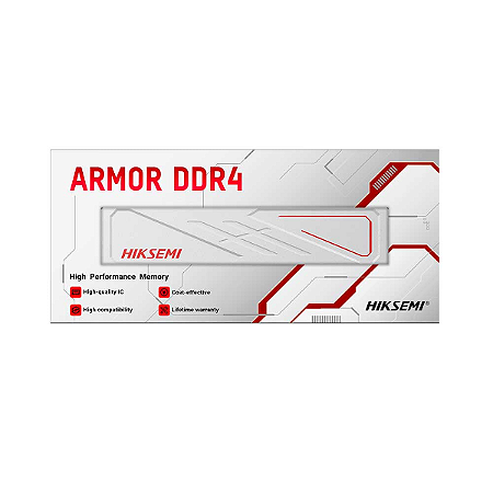 Memória Hiksemi Armor 16gb Ddr4 3200mhz 1.35v Desktop White