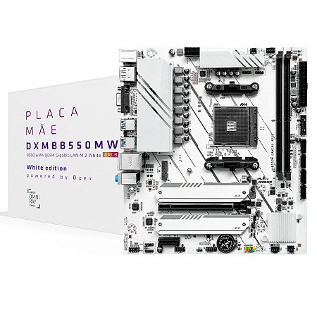 Placa Mãe DXMBB550MW ARGB B550M M.2 AMD Ryzen AM4 DDR4