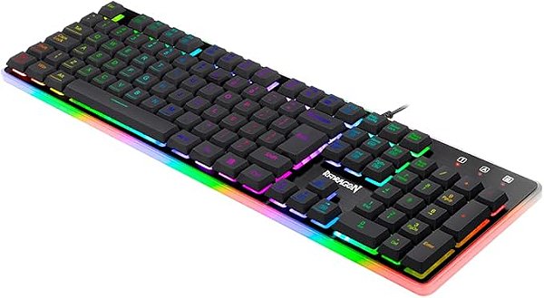 Teclado Gamer Membrana Redragon Dyaus 2 ABNT2 K509RGB Preto