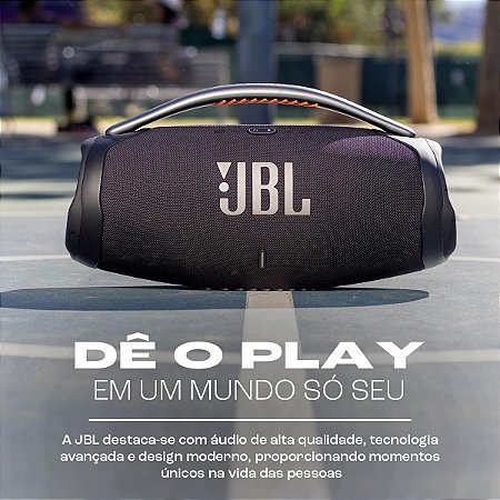 JBL Caixa de Som Boombox 3 Bluetooth Prova D'gua - Camuflada