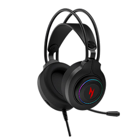Headset Gamer Acer Nitro Nhw301 Gen 3 Microfone Flexível RGB