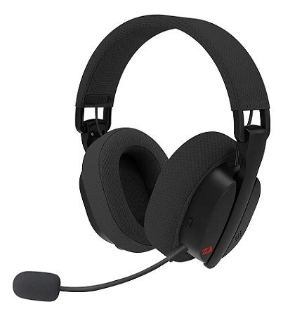 Headset Gamer Redragon Luce H888 Sem Fio 2.4ghz Preto Preto