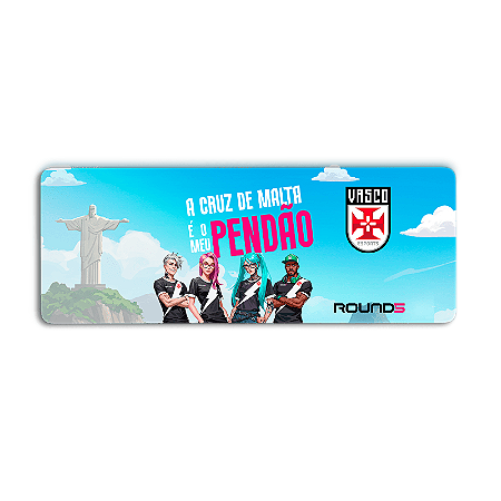 Mouse Pad Gamer Round5 Slide Vasco - Grande 900 X 400 X 4MM