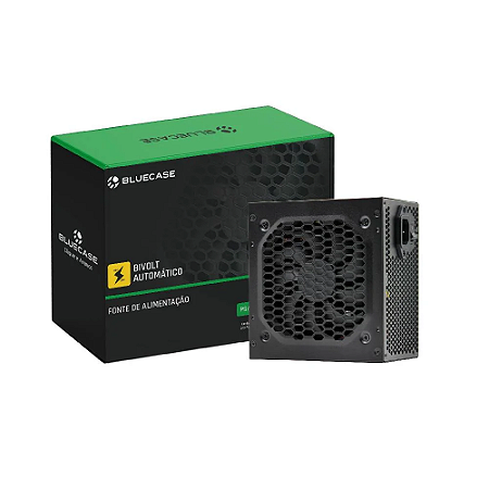 Fonte de alimentação ATX 600W bivolt Bluecase BLU600-ATPS2