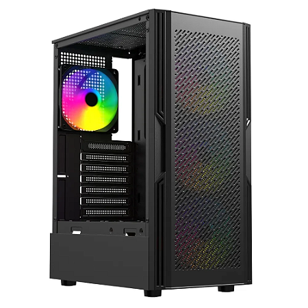 Gabinete Gamer Bluecase Khali Pro c/ 4 Fans e Vidro BG-063