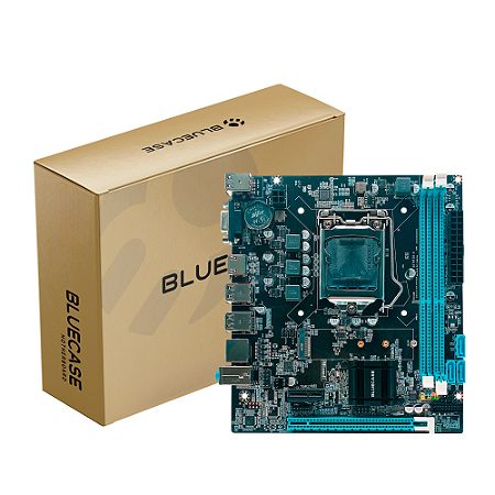 Placa Mae Bluecase BMBH61-G2HG-M2 NVME LGA 1155 DDR3 HDMI