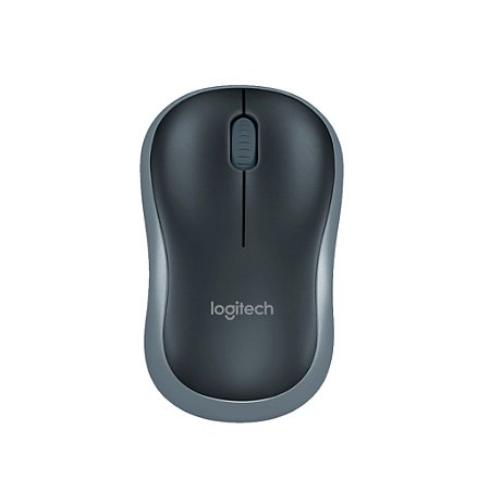 Mouse Office Logitech M185 Sem fio Cinza - 910-003243