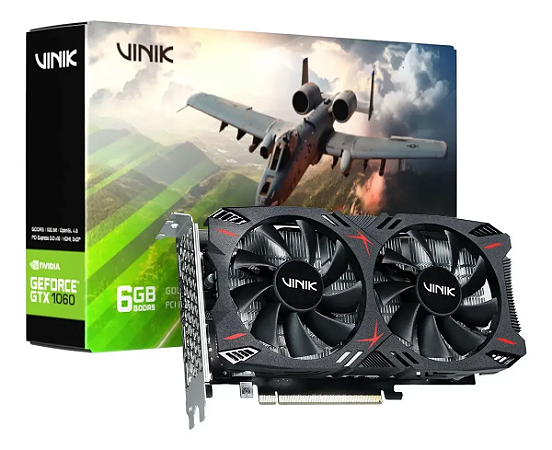 Placa de Video GeForce Nvidia Gtx 1060 6Gb Gddr5 192 bits