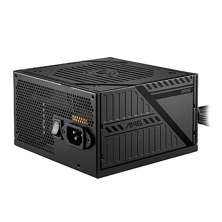 Fonte Msi Mag 650w 80 Plus Bronze Pfc Ativo A650bn Preto