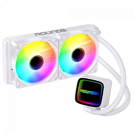 Water Cooler Gamer Round5 Eurus 240 ARGB Branco