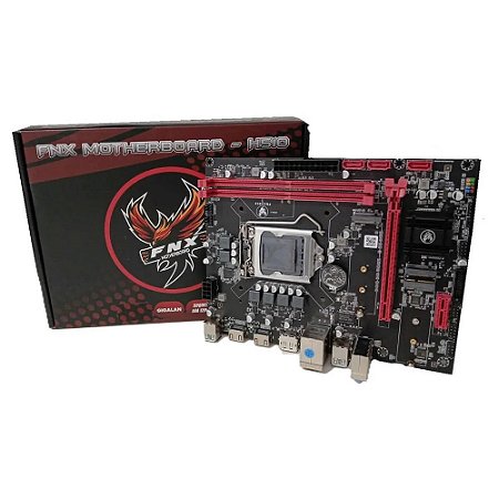 Placa Mãe FNX H510 LGA 1200 DDR4 M.2 NVMe HDMI DisplayPort