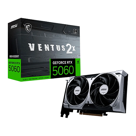 Placa Video RTX 5060 8GB GDDR7 Ventus OC Edition 2x 128Bits