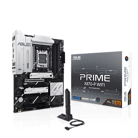 Placa Mãe Asus Prime X870-P WiFi Chipset X870 AMD AM5 DDR5