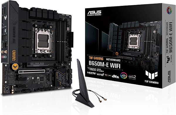 Placa Mãe Asus TUF Gaming B650M-E WIFI B650 DDR5 AMD AM5