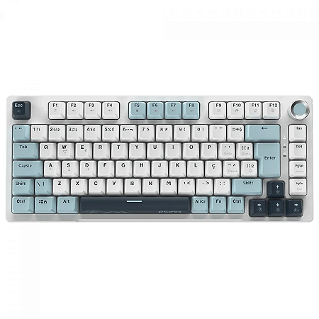 Teclado Mecânico PCYes Arkeum Summit 75% Blue ABNT2