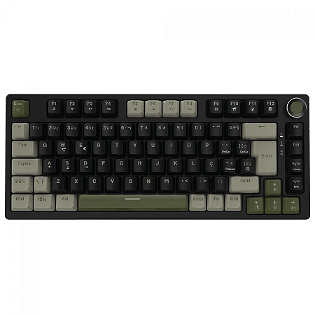 Teclado Mecânico PCYes Arkeum Cammo 75% Blue ABNT2
