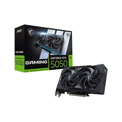 Placa de Vídeo MSI GeForce RTX 5050 Gaming OC 8GB GDDR6 128-bit DLSS 4 Blackwell