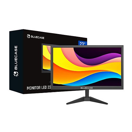 Monitor 23" Preto Led BM23I1HVW Bluecase 75HZ Office