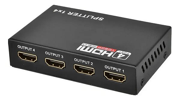 Splitter HDMI Storm Tech CHSL0005 1 Entrada 4 Saídas 4K 30Hz HDMI 1.4