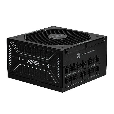 Fonte MSI MAG A1000GLS PCIE5 1000W 80 Plus Gold Full Modular ATX 3.1 PCIe 5.1