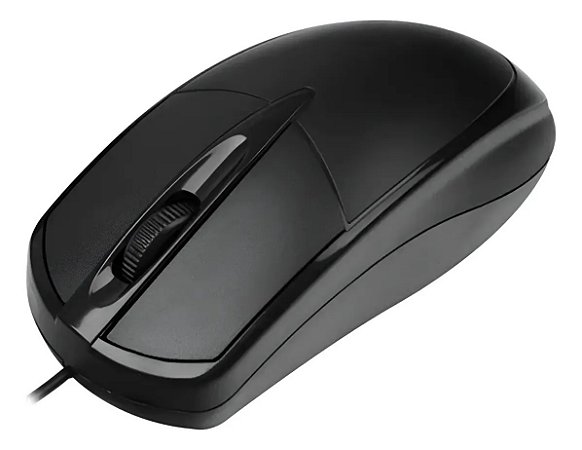 Mouse NTC Office NTOBX003 USB com Fio 1000 DPI Ambidestro Preto