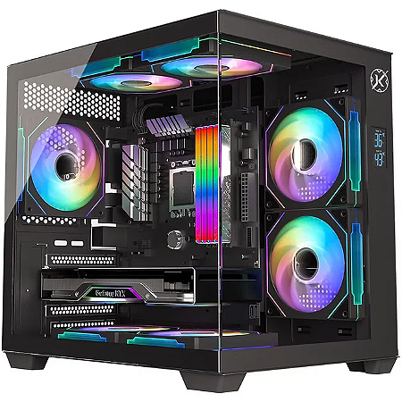 Gabinete Kalkan Midgard Digital Micro ATX Sem Fan KLK00085