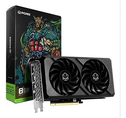 Placa de Vídeo PCYes GeForce RTX 5060 8GB GDDR7 128 Bits Dual Fan