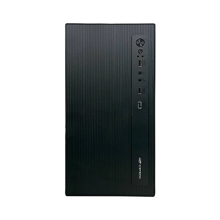 Gabinete Office C3Tech MT-36BK Mid Tower Preto com Fonte 200W e USB