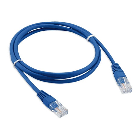 Cabo de Rede RJ45 Cat6 3 Metros Patch Cord Azul Dex