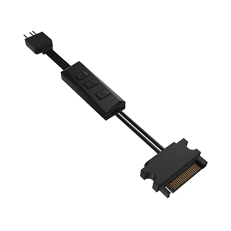 Controlador ARGB PCYes Light Beam 5V 3 Pinos SATA PLB1ARGB