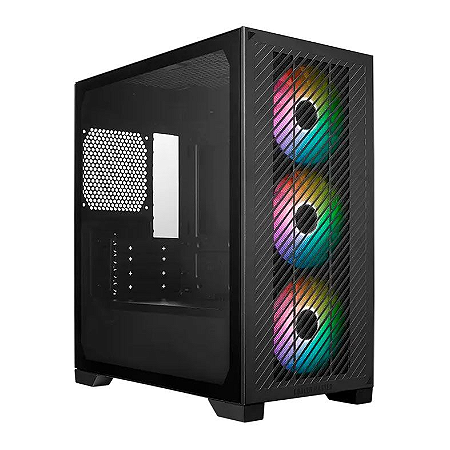 Gabinete Gamer Cooler Master Elite 301 Lite Preto M ATX