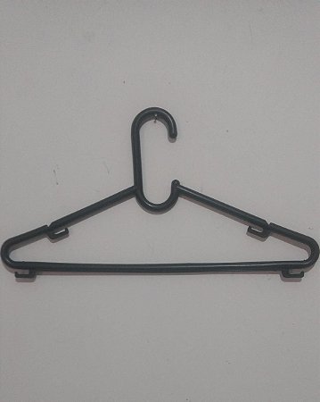 Cabide simples adulto preto