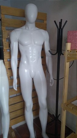 Aluguel de Manequim Masculino Branco - Forte
