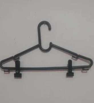 Aluguel de Cabide com Presilhas Infantil - Cor: Preto