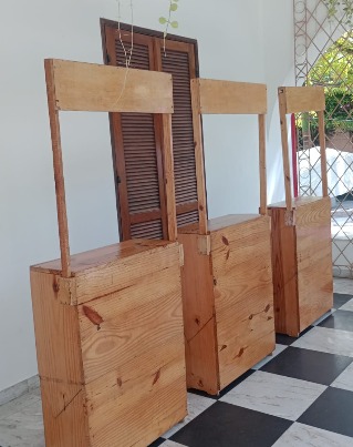 Aluguel de Barraca de Madeira - Modelo: Stand 75cm