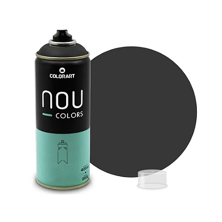 Tinta Spray NOU Colors 400mL - Preto