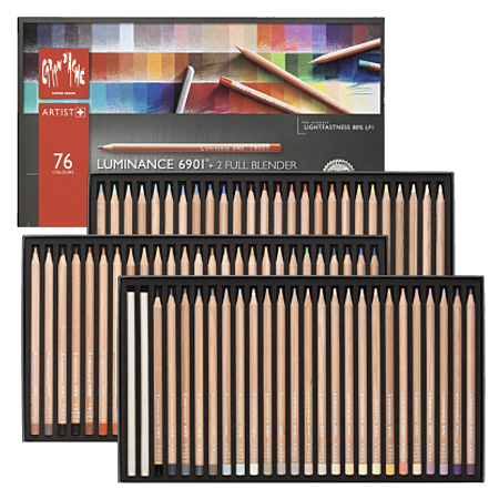 Lápis de Cor Caran d'Ache Luminance - 76 Cores