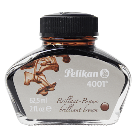 Tinta para Caneta Tinteiro 4001 Pelikan 62,5ml - Marrom