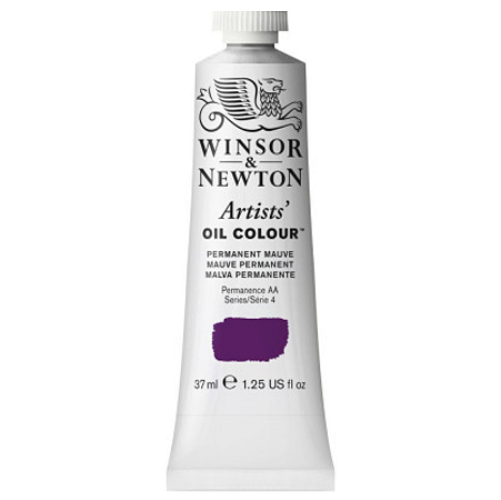 Tinta Óleo Artist Winsor & Newton 37ml Série 4 - Permanent Mauve (491)