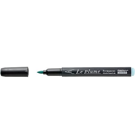 Caneta Marcador Le Plume AZUL HORIZONTE-B701 Permanente Ponta Pincel/Brush