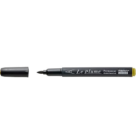 Caneta Marcador Le Plume VERDE OLMO-YG635 Permanente Ponta Pincel/Brush