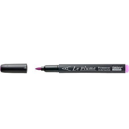 Caneta Marcador Le Plume PURPURA LIGHT-V755 Permanente Ponta Pincel/Brush