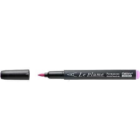 Caneta Marcador Le Plume VIOLETA SUAVE-V754 Permanente Ponta Pincel/Brush