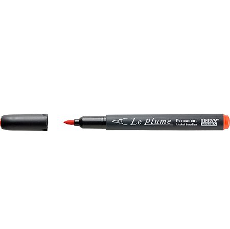 Caneta Marcador Le Plume CENOURA-O837 Permanente Ponta Pincel/Brush