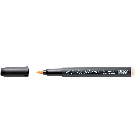 Caneta Marcador Le Plume CREME-OR820 Permanente Ponta Pincel/Brush